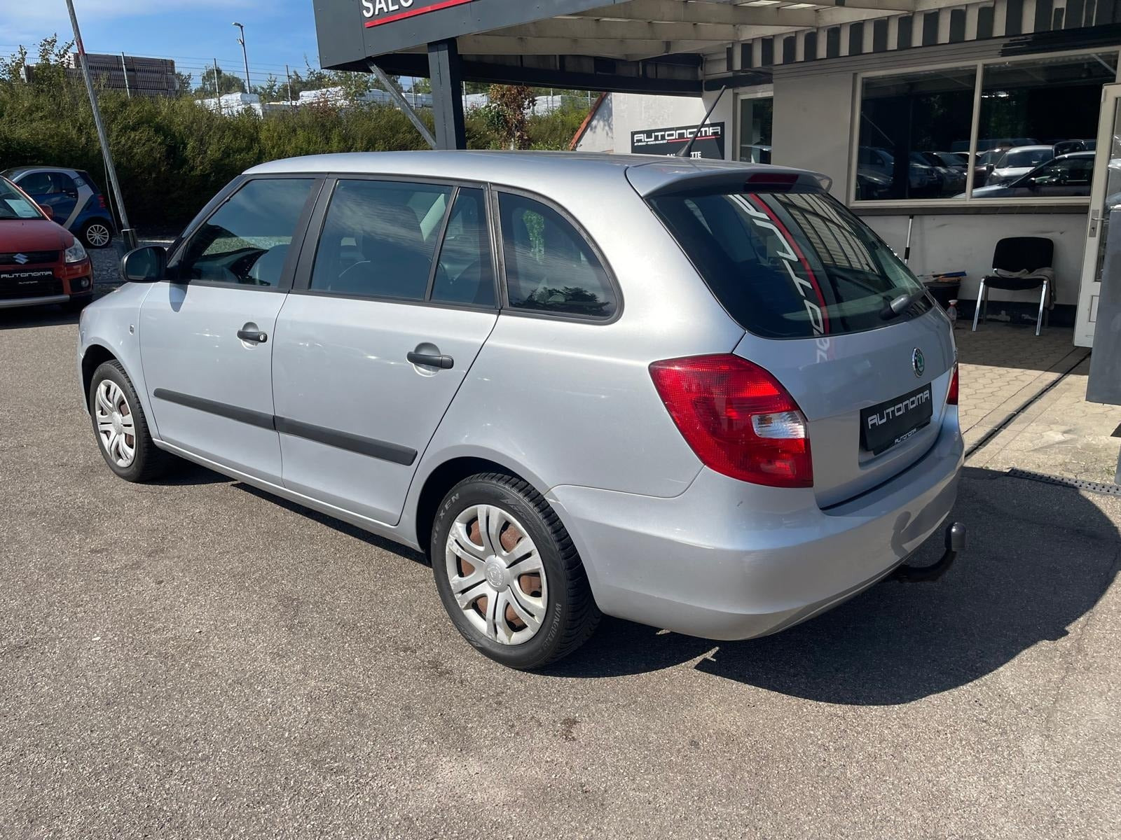 Sølv Skoda Fabia fra 2013