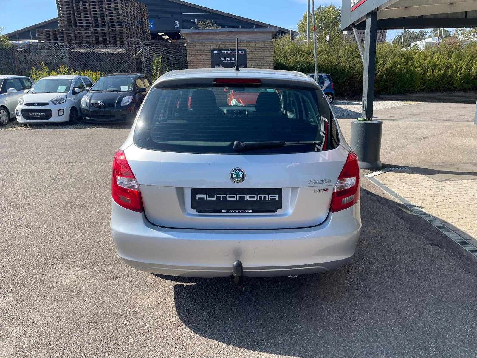 Sølv Skoda Fabia fra 2013