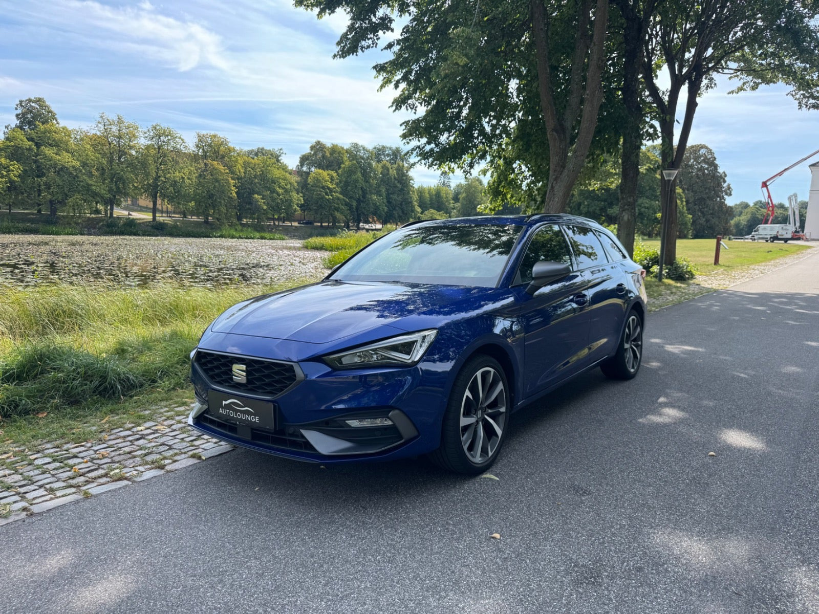 Blå Seat Leon fra 2021