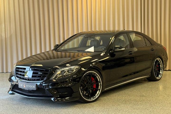 Sort Mercedes S63 fra 2015