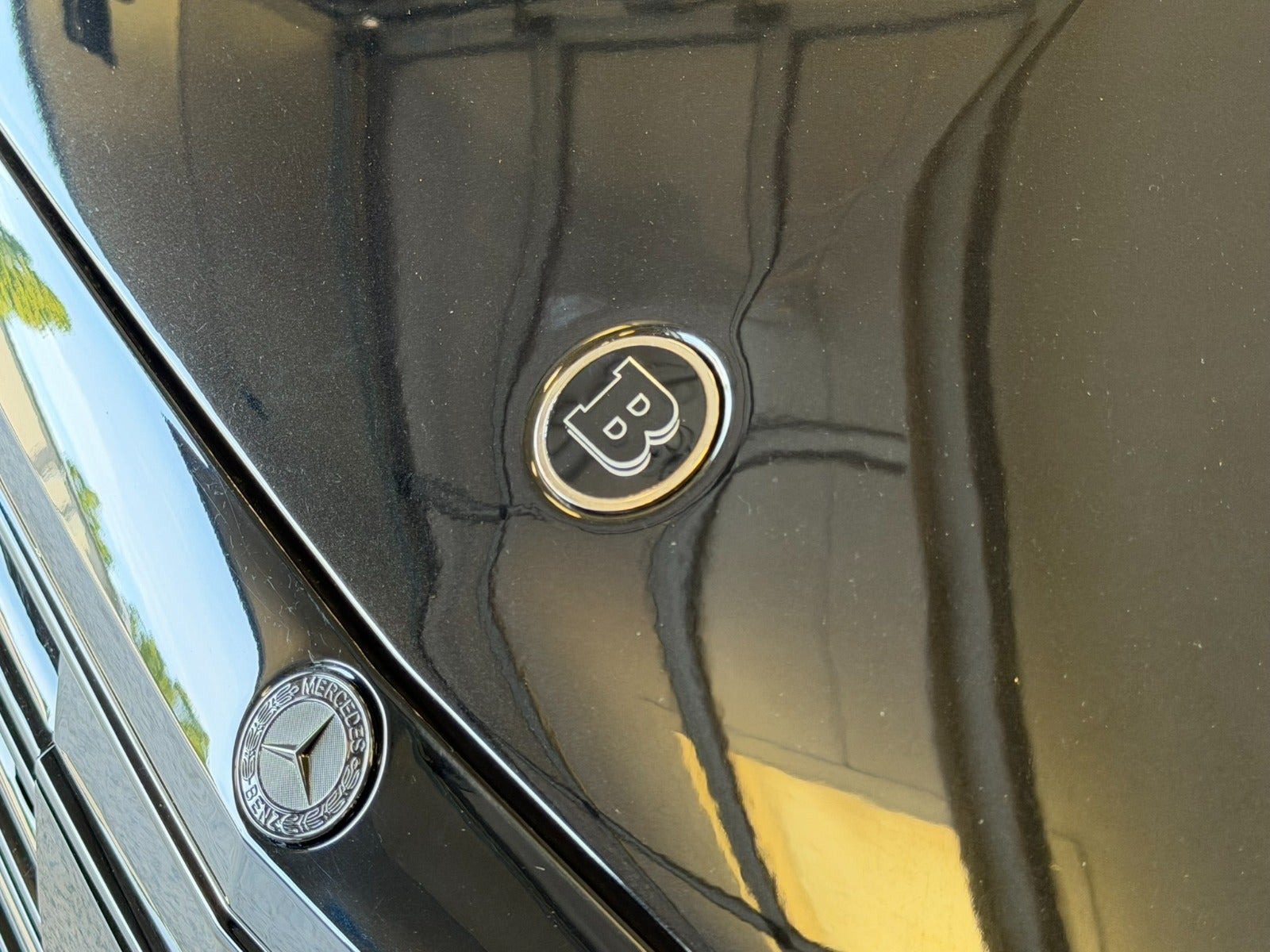 Sort Mercedes S63 fra 2015