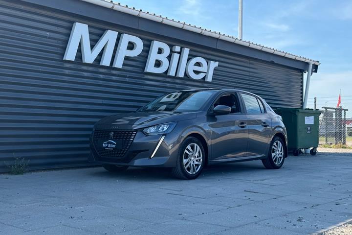 Grå Peugeot 208 fra 2020