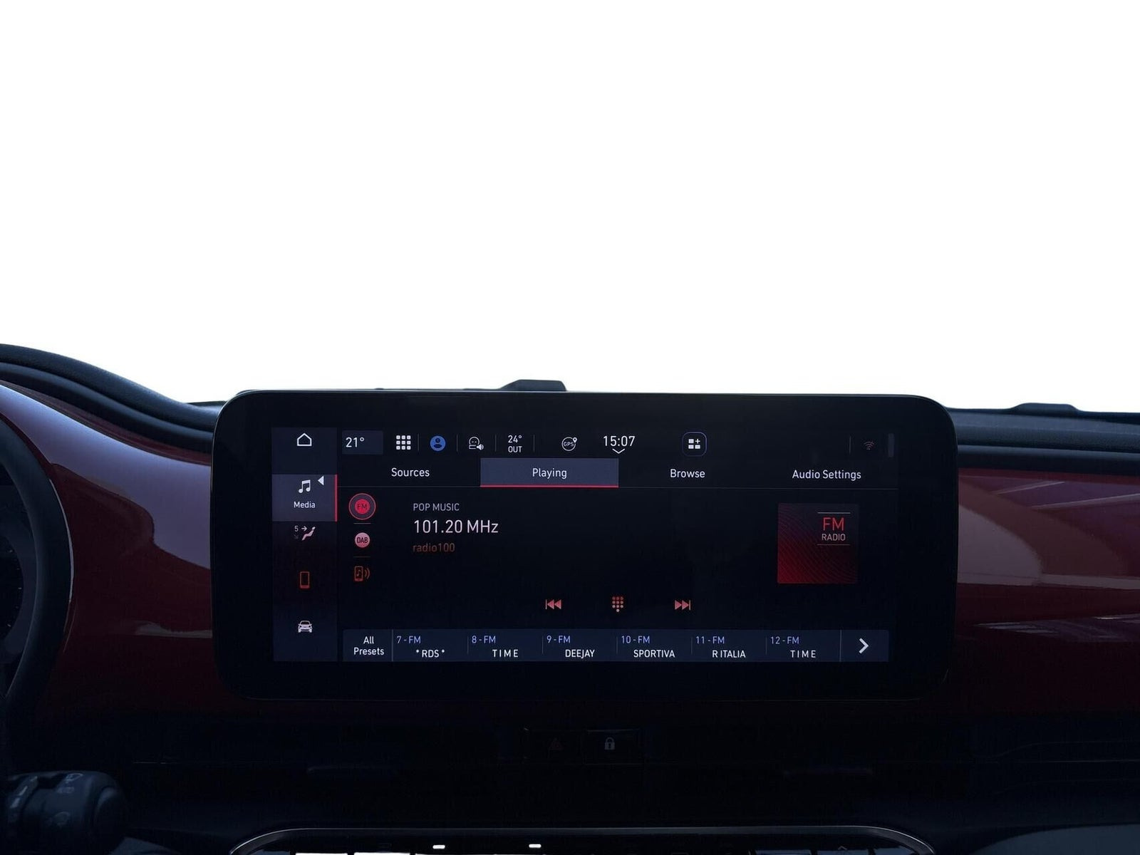 Sort Fiat 500e fra 2025