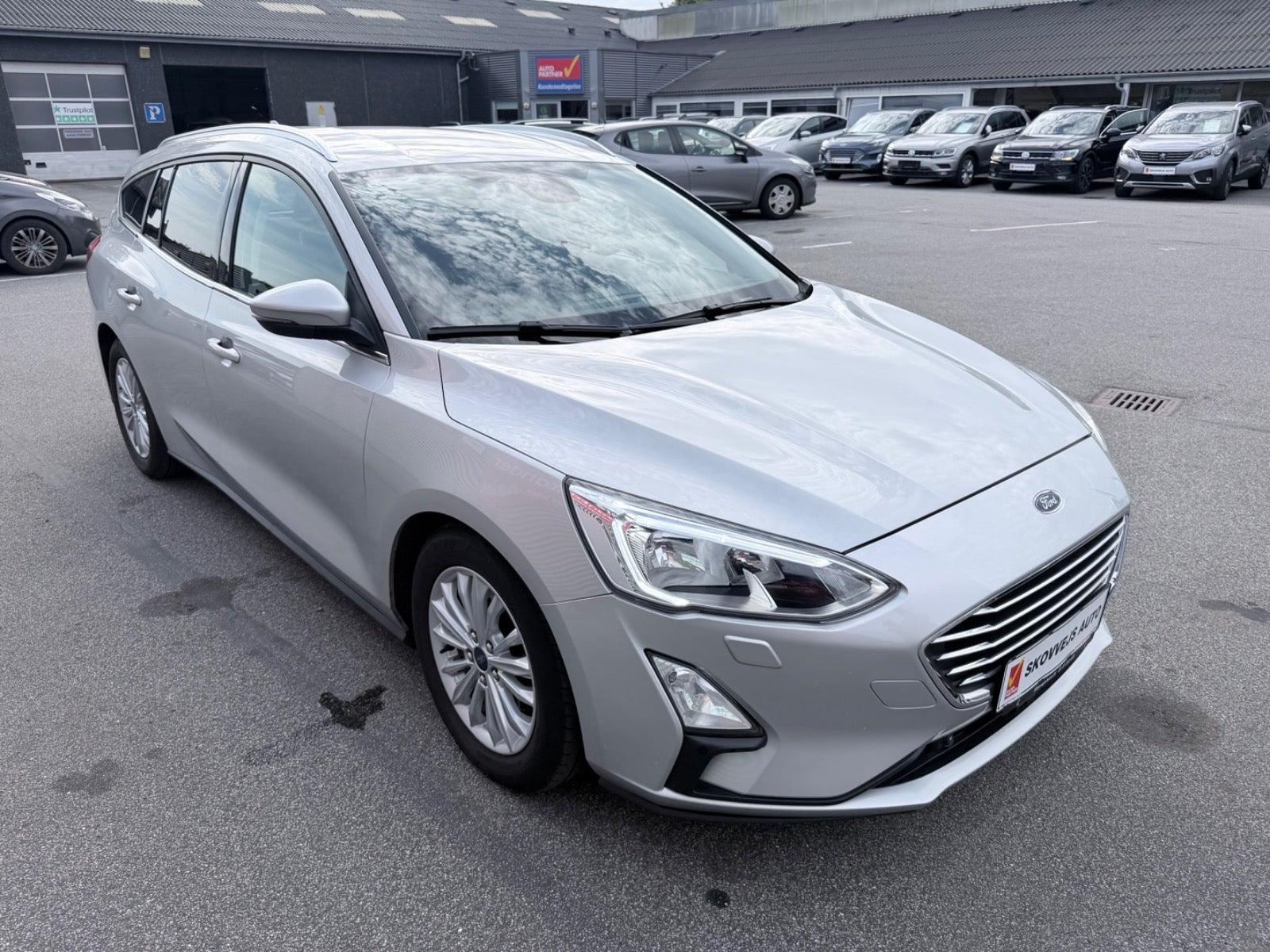 Sølv Ford Focus fra 2019