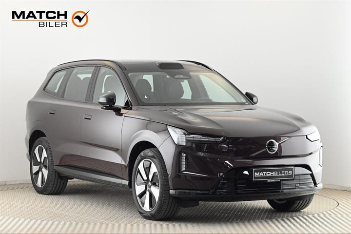 Rød Volvo EX90 fra 2026