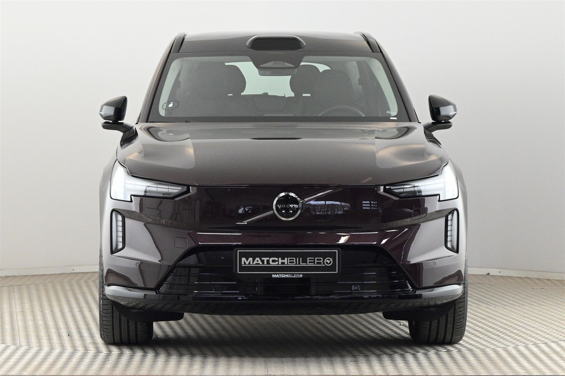 Rød Volvo EX90 fra 2026
