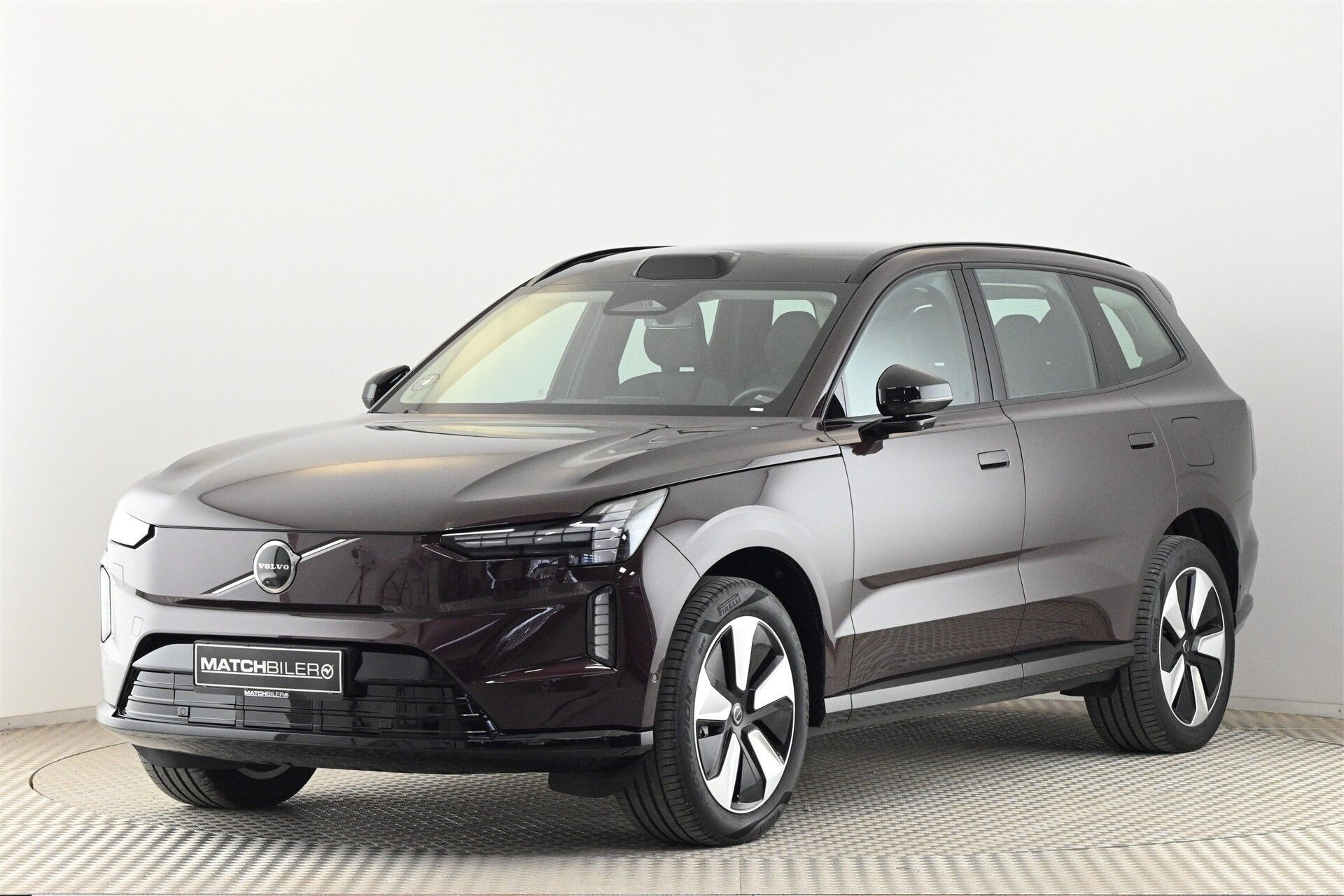 Rød Volvo EX90 fra 2026