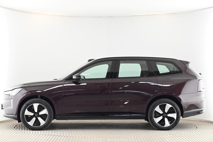 Rød Volvo EX90 fra 2026