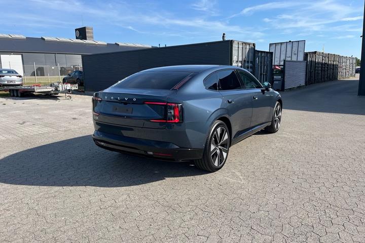 Blå Volvo ES90 fra 2026