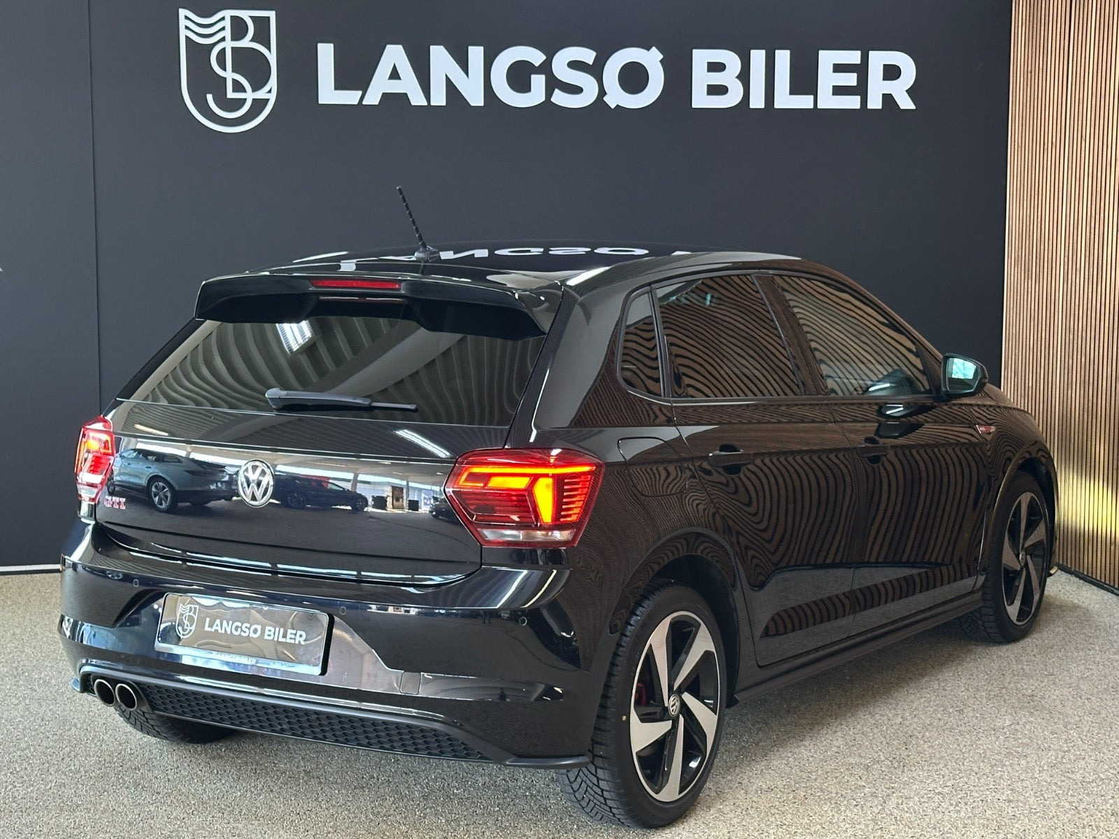 Sort VW Polo fra 2019