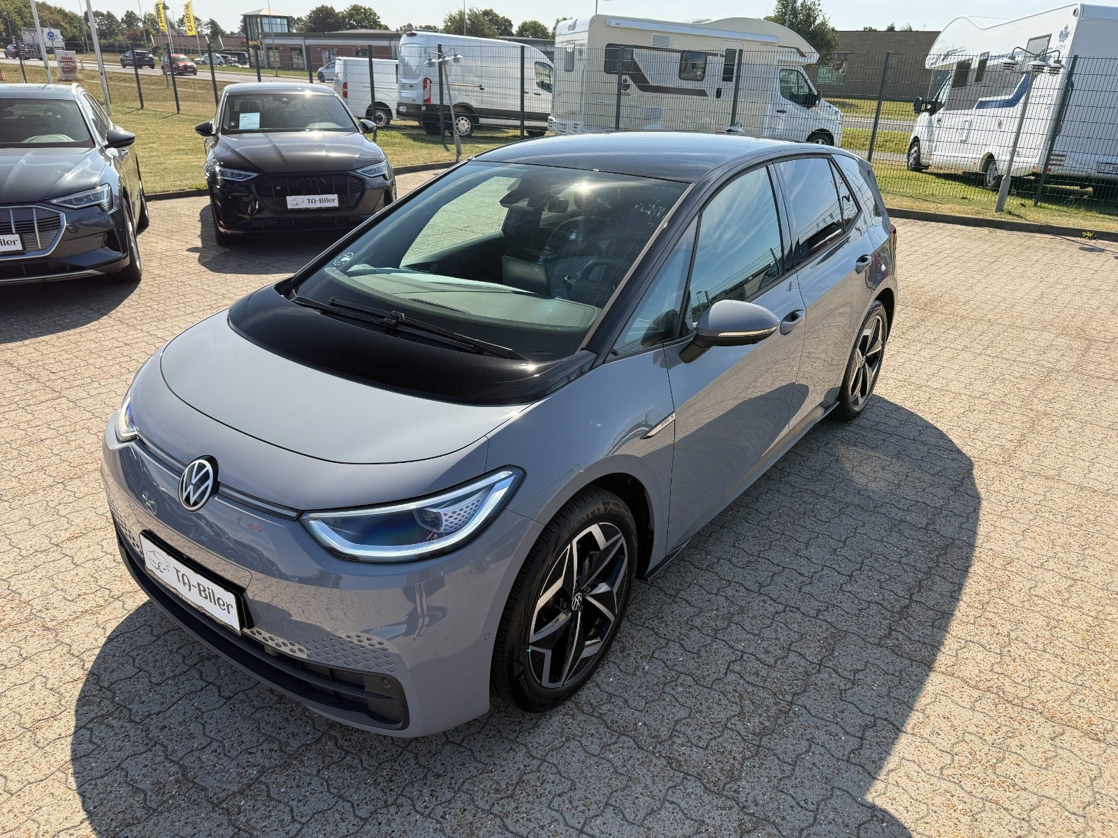 Grå VW ID.3 fra 2023