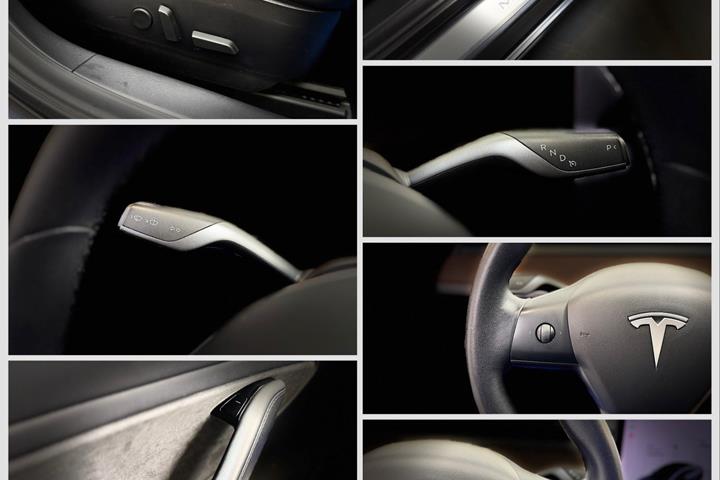 Sort Tesla Model 3 fra 2020