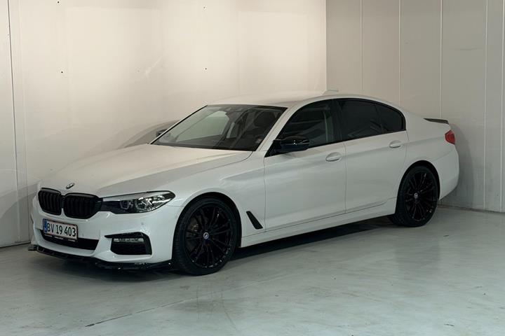 Grøn BMW 520d fra 2018