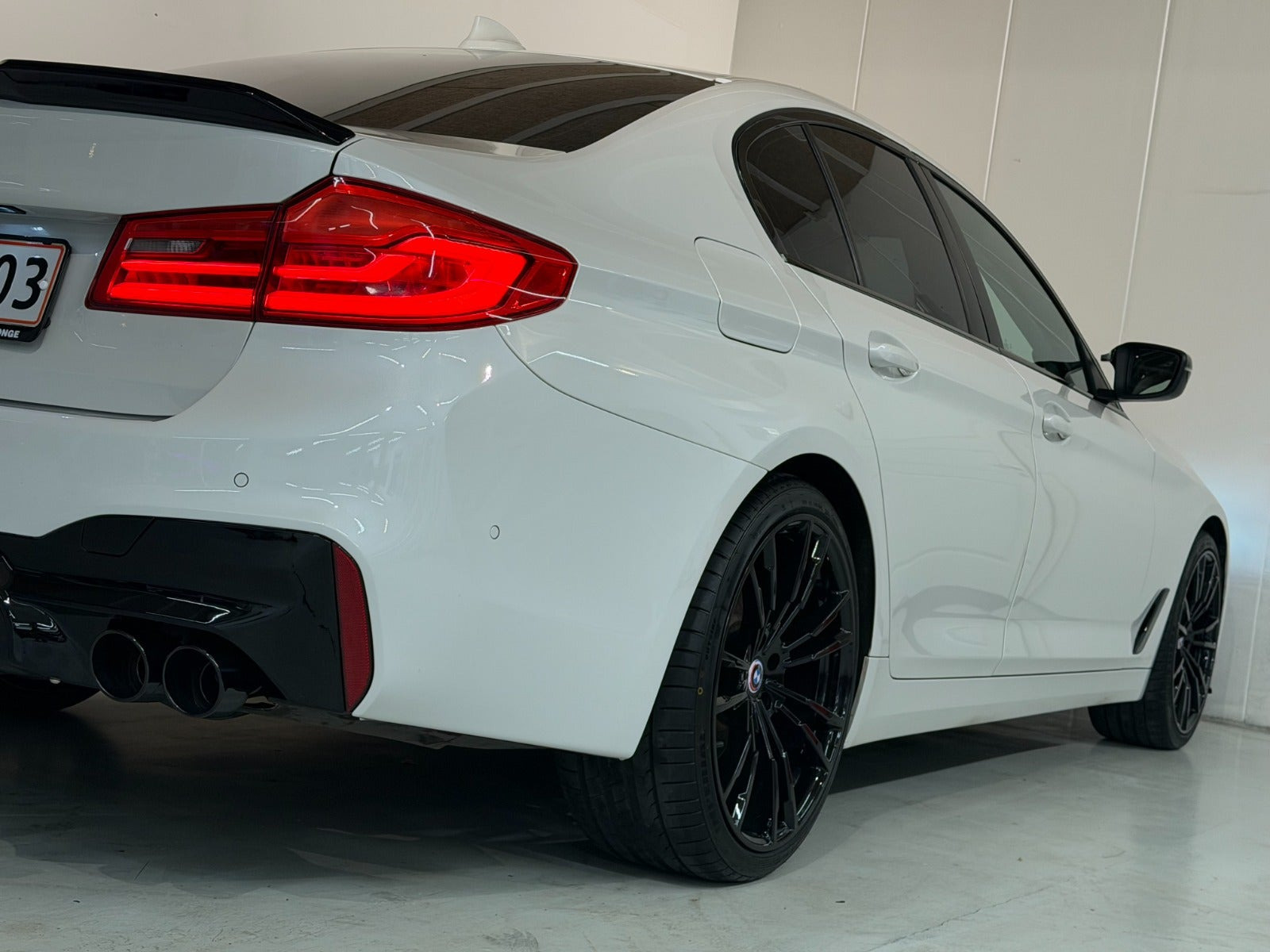 Grøn BMW 520d fra 2018