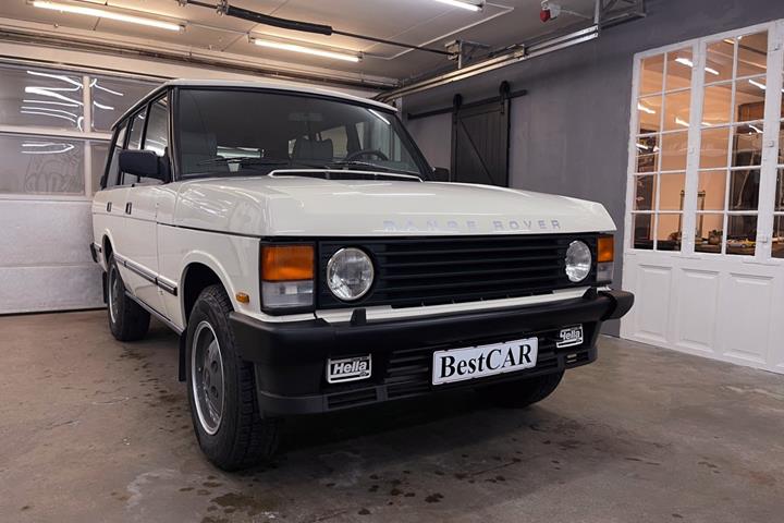 Grå Land Rover Range Rover fra 1988