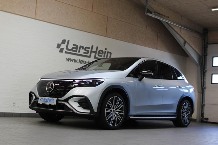 Sølv Mercedes EQE350 SUV fra 2023