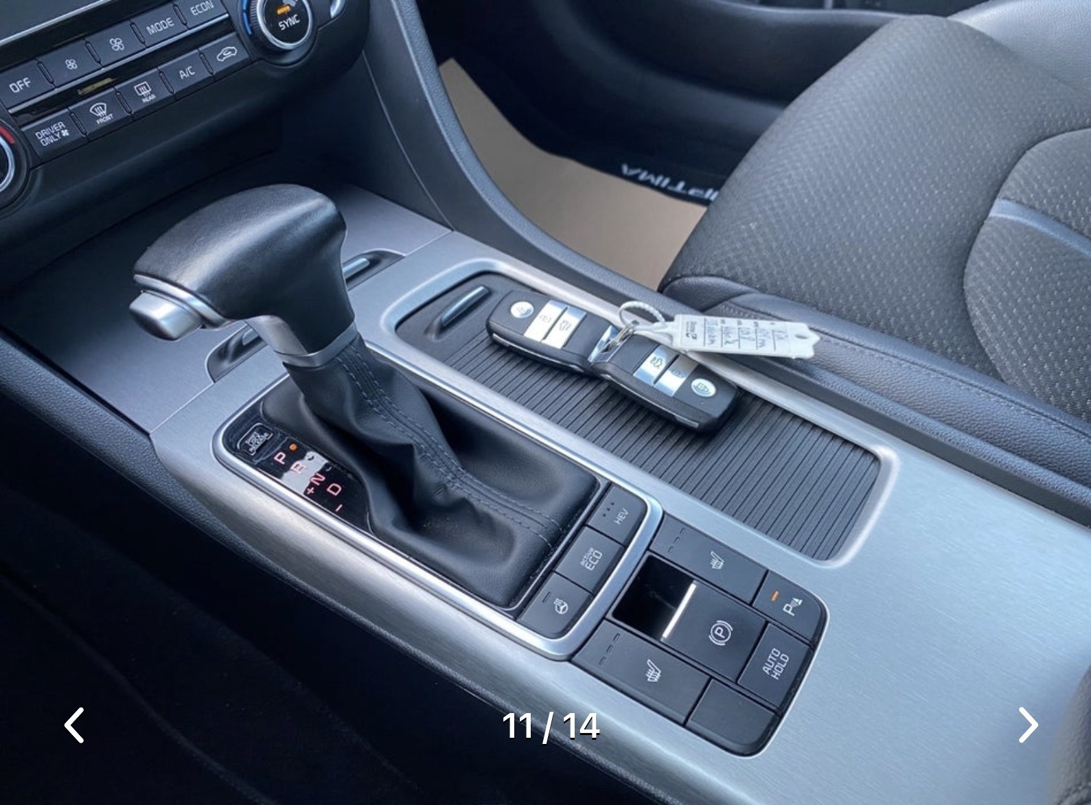 Grå Kia Optima fra 2018