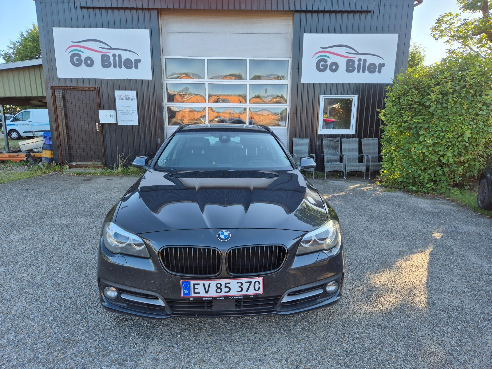 Grøn BMW 520d fra 2014