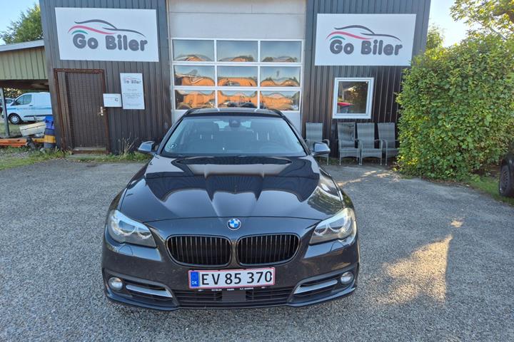 Grøn BMW 520d fra 2014