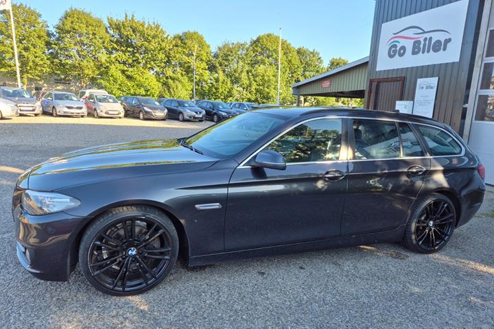 Grøn BMW 520d fra 2014