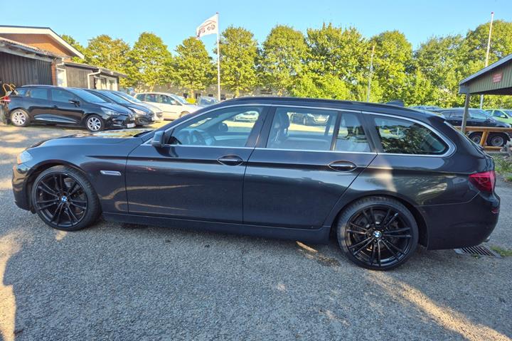 Grøn BMW 520d fra 2014