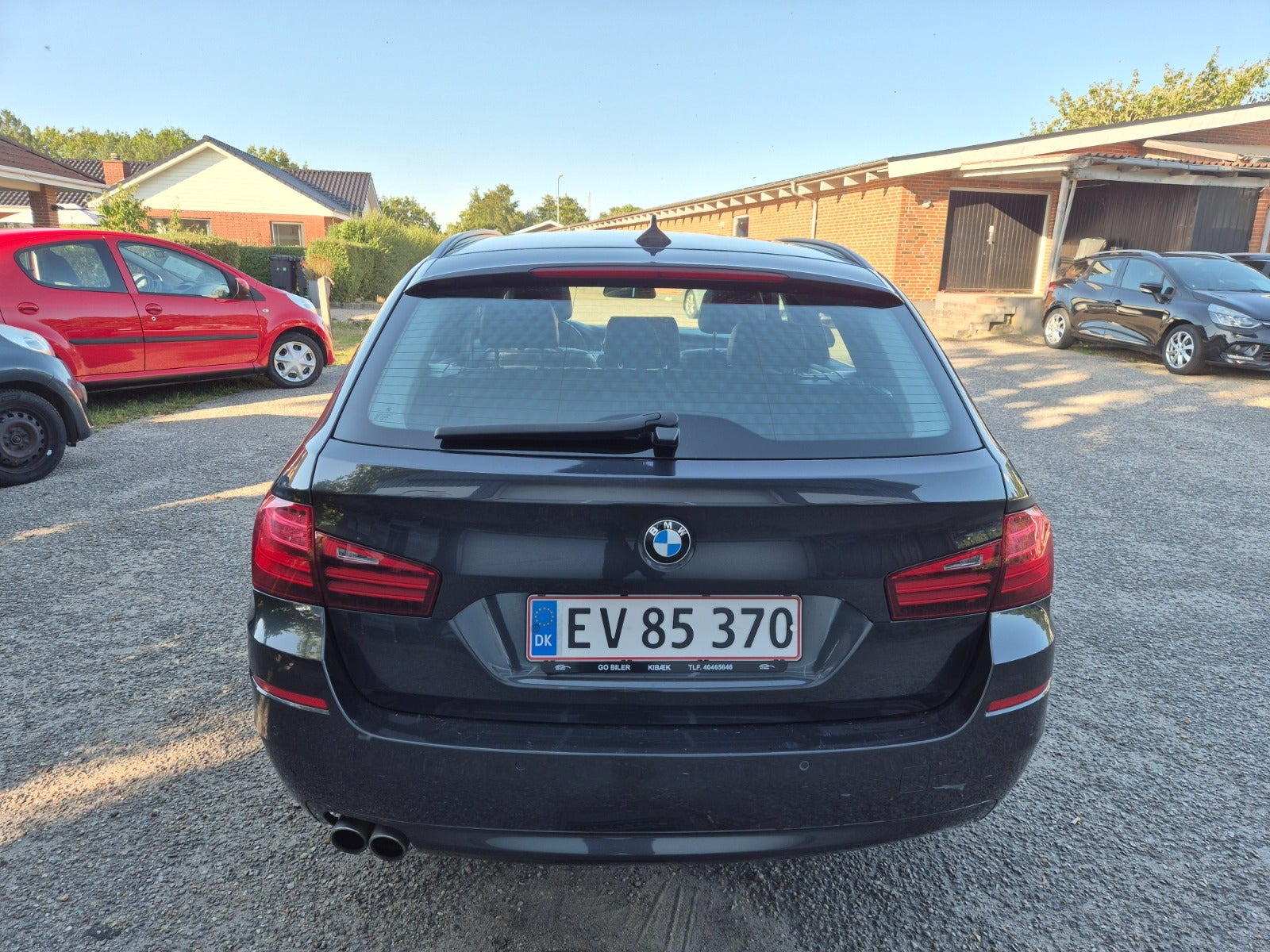 Grøn BMW 520d fra 2014