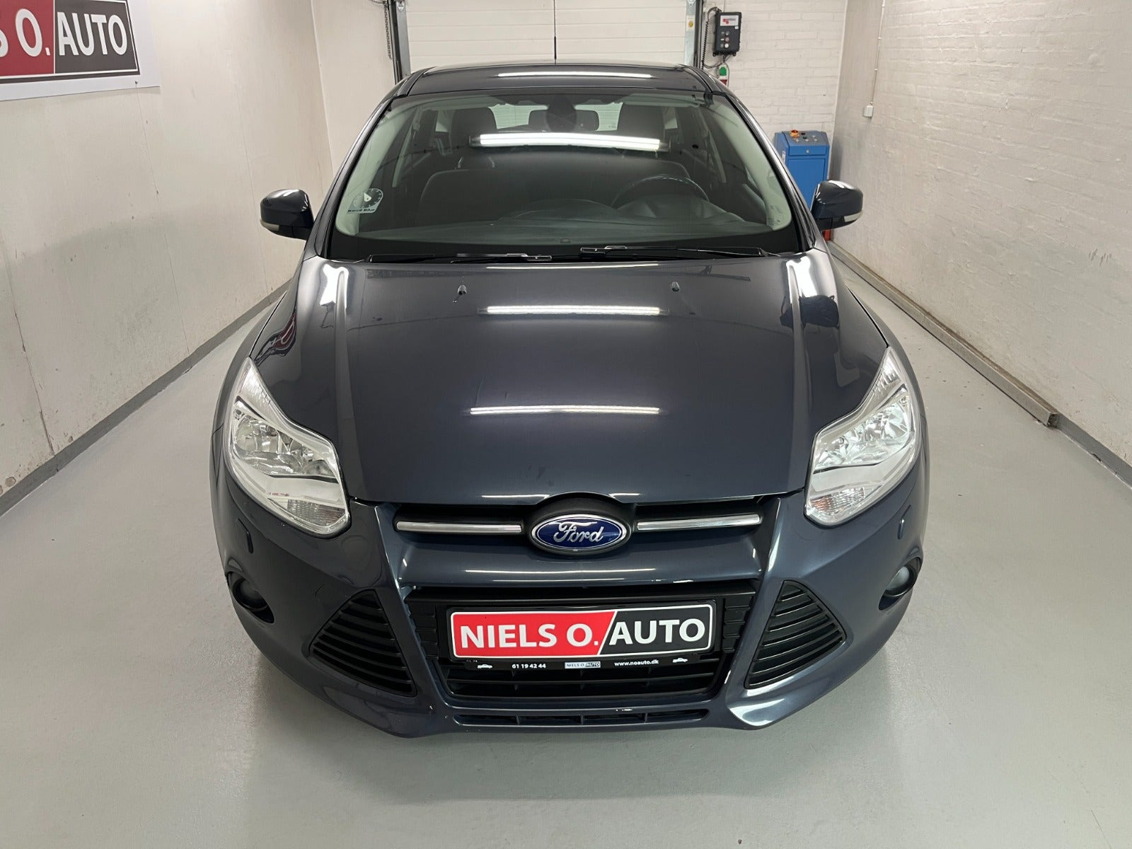 Blå Ford Focus fra 2014