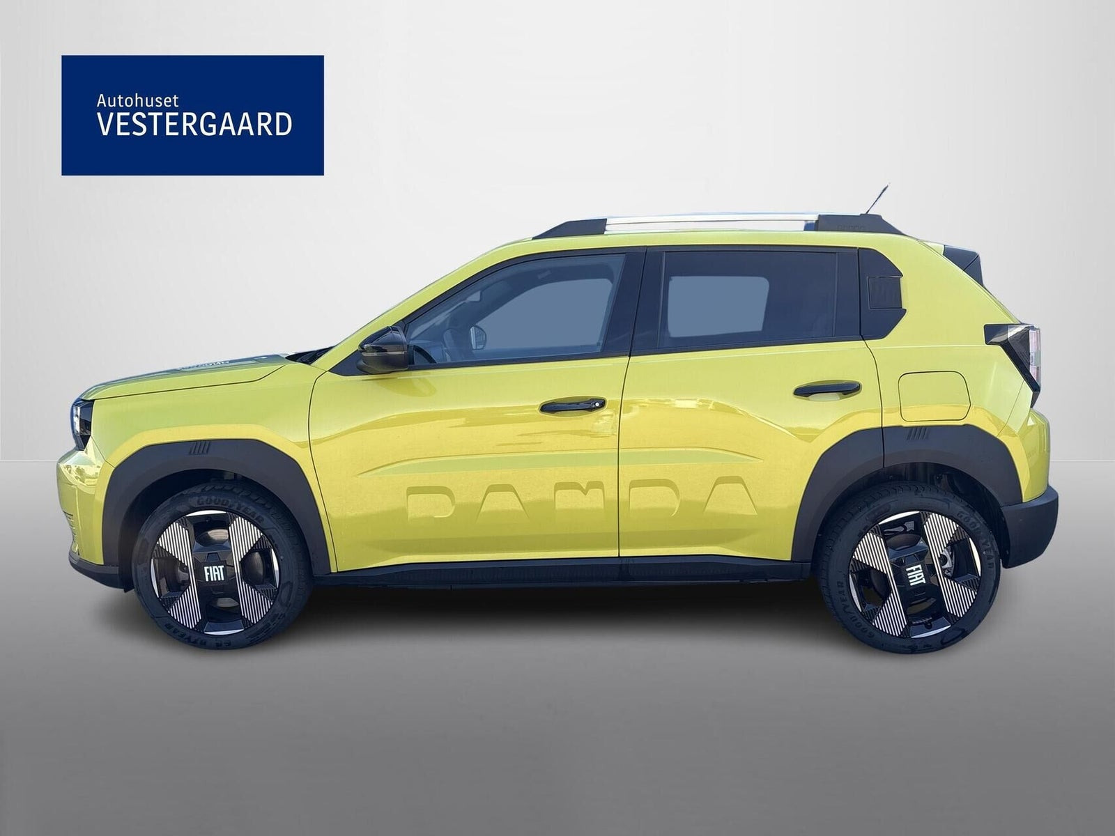 Gul Fiat Grande Panda fra 2025