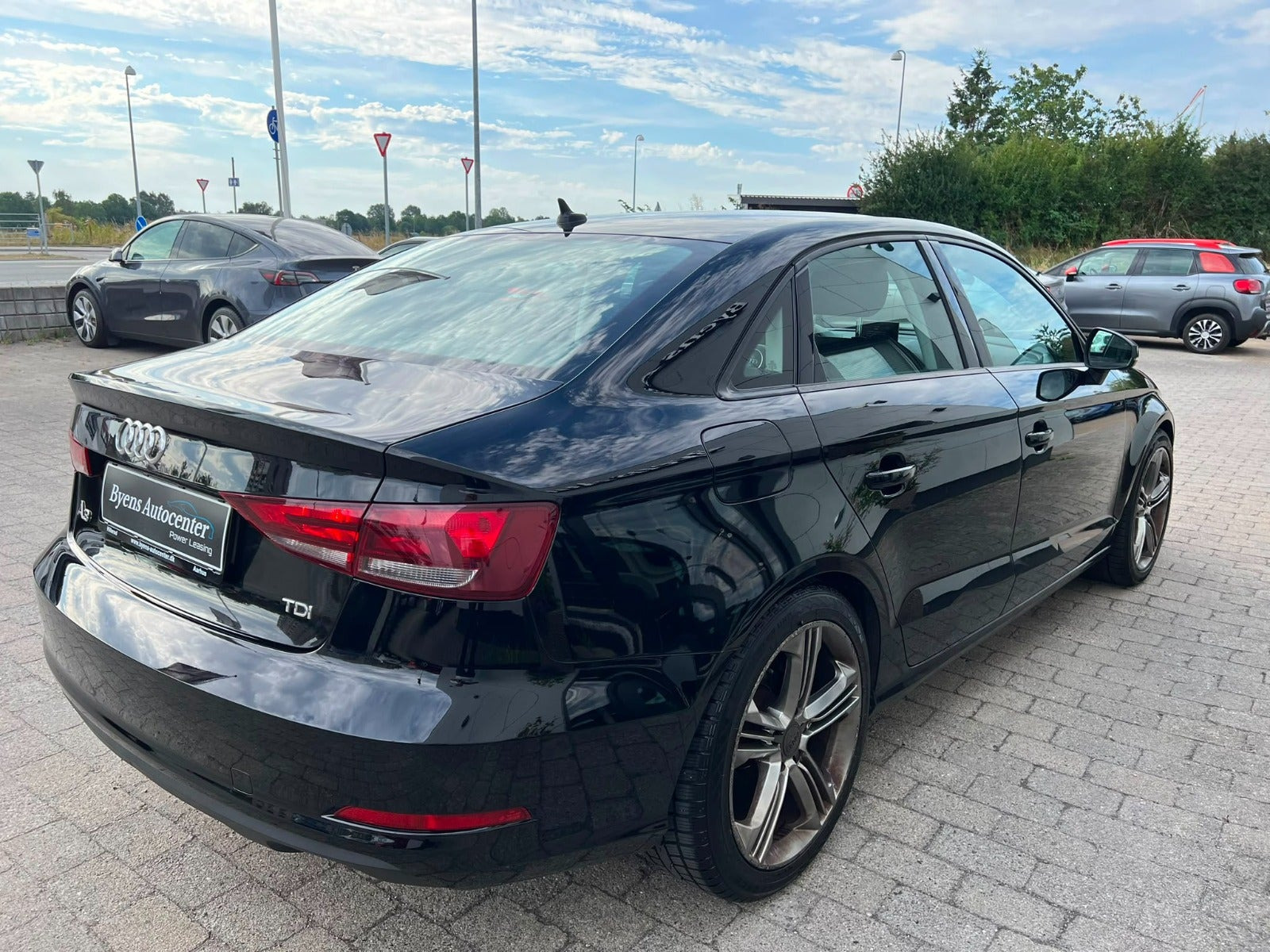 Sort Audi A3 fra 2015