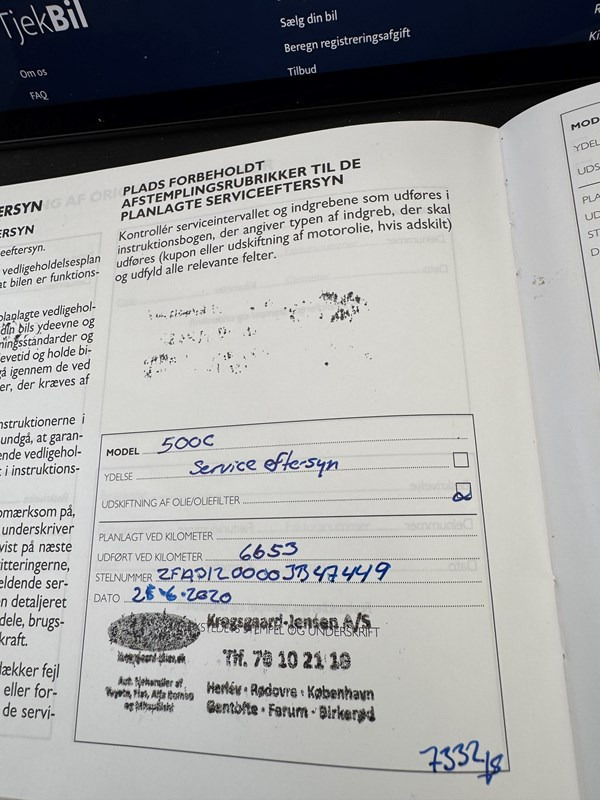 undefined Fiat 500C fra 2019