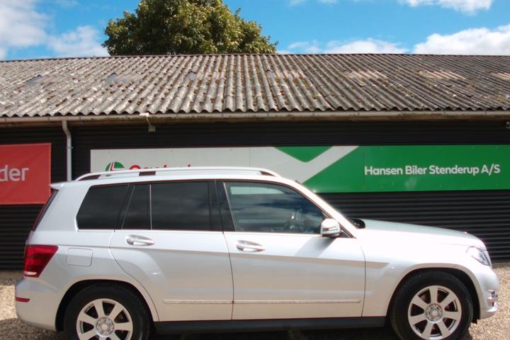 Sølv Mercedes GLK220 fra 2014