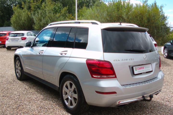 Sølv Mercedes GLK220 fra 2014