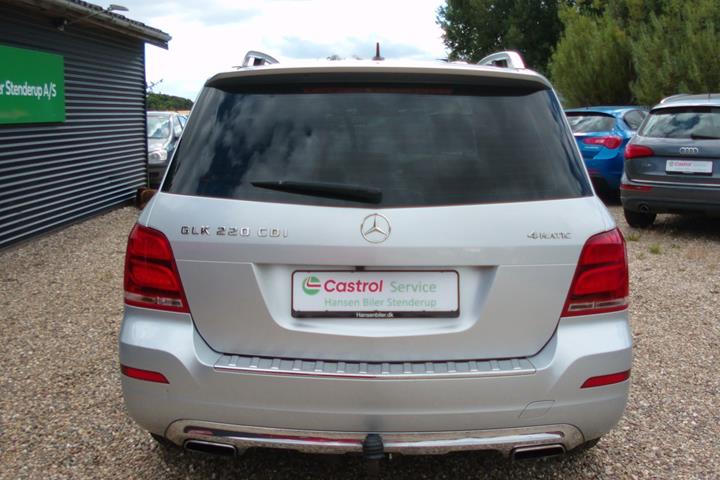 Sølv Mercedes GLK220 fra 2014
