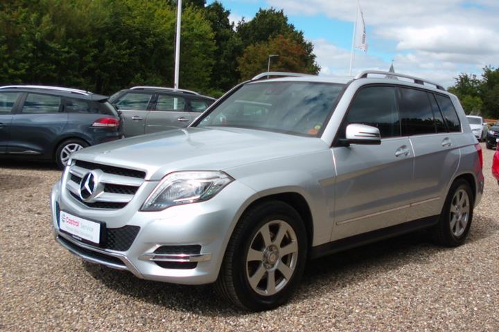 Sølv Mercedes GLK220 fra 2014