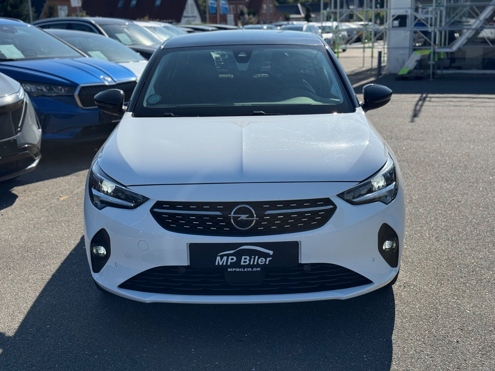 Hvid Opel Corsa-e fra 2021
