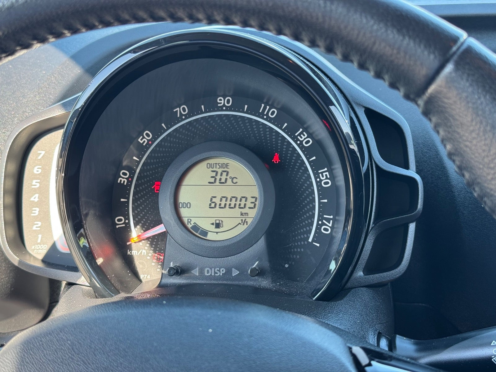 Sort Toyota Aygo fra 2018