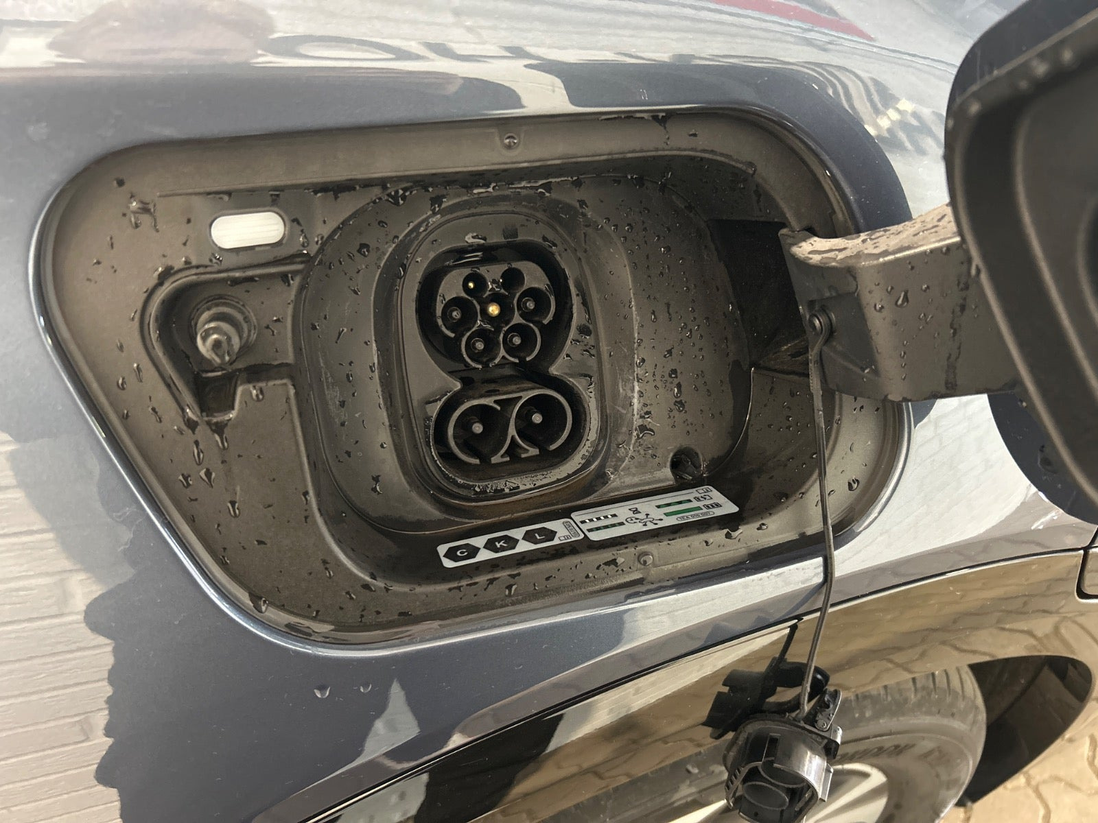 Blå Cupra Tavascan fra 2024
