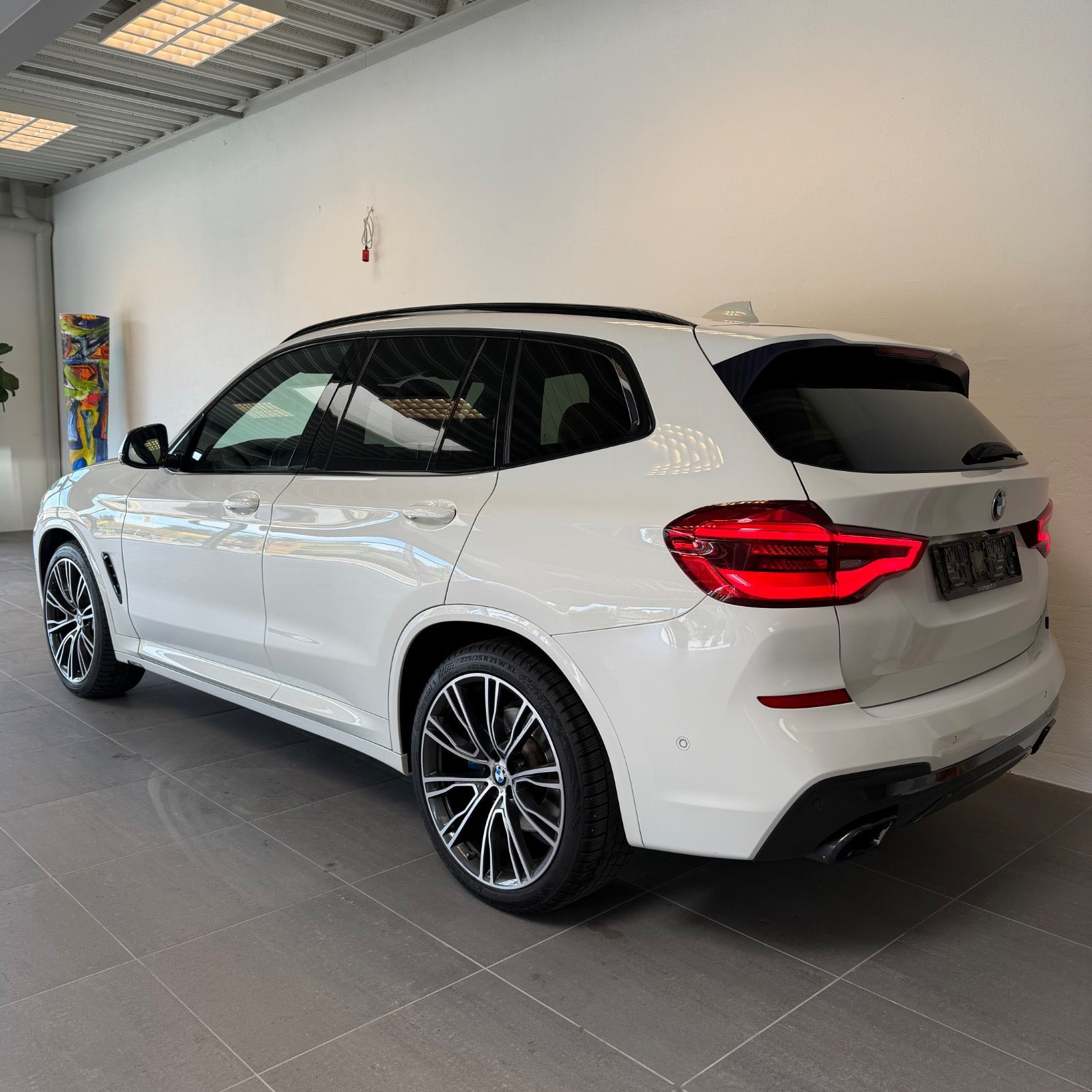 Hvid BMW X3 fra 2019
