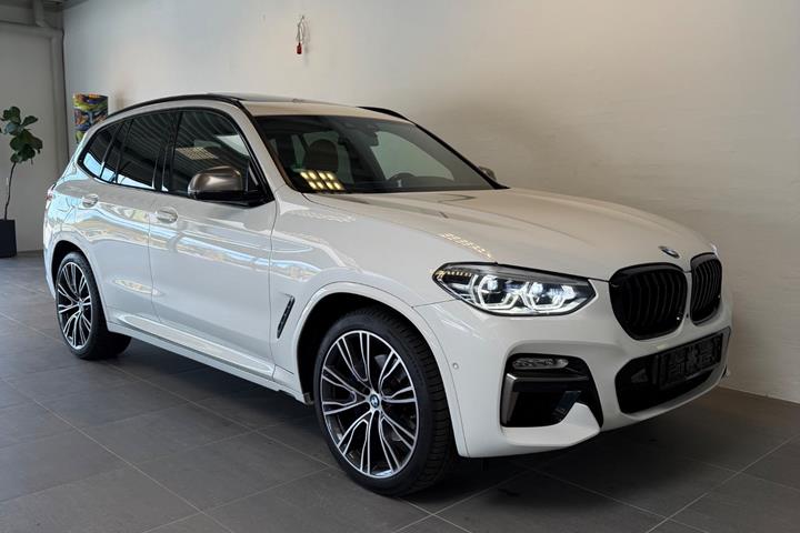 Hvid BMW X3 fra 2019