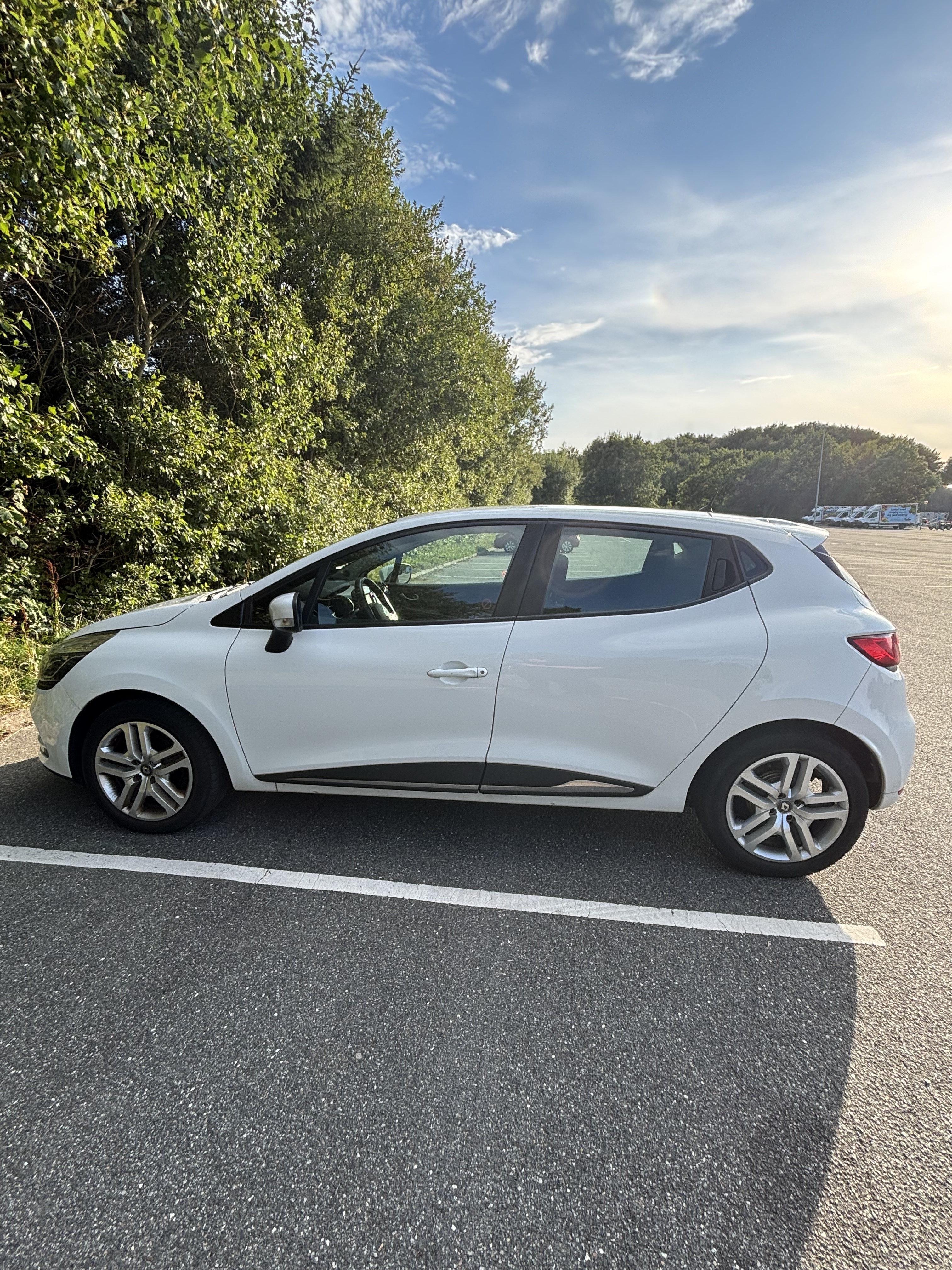 Hvid Renault Ny Clio fra 2017
