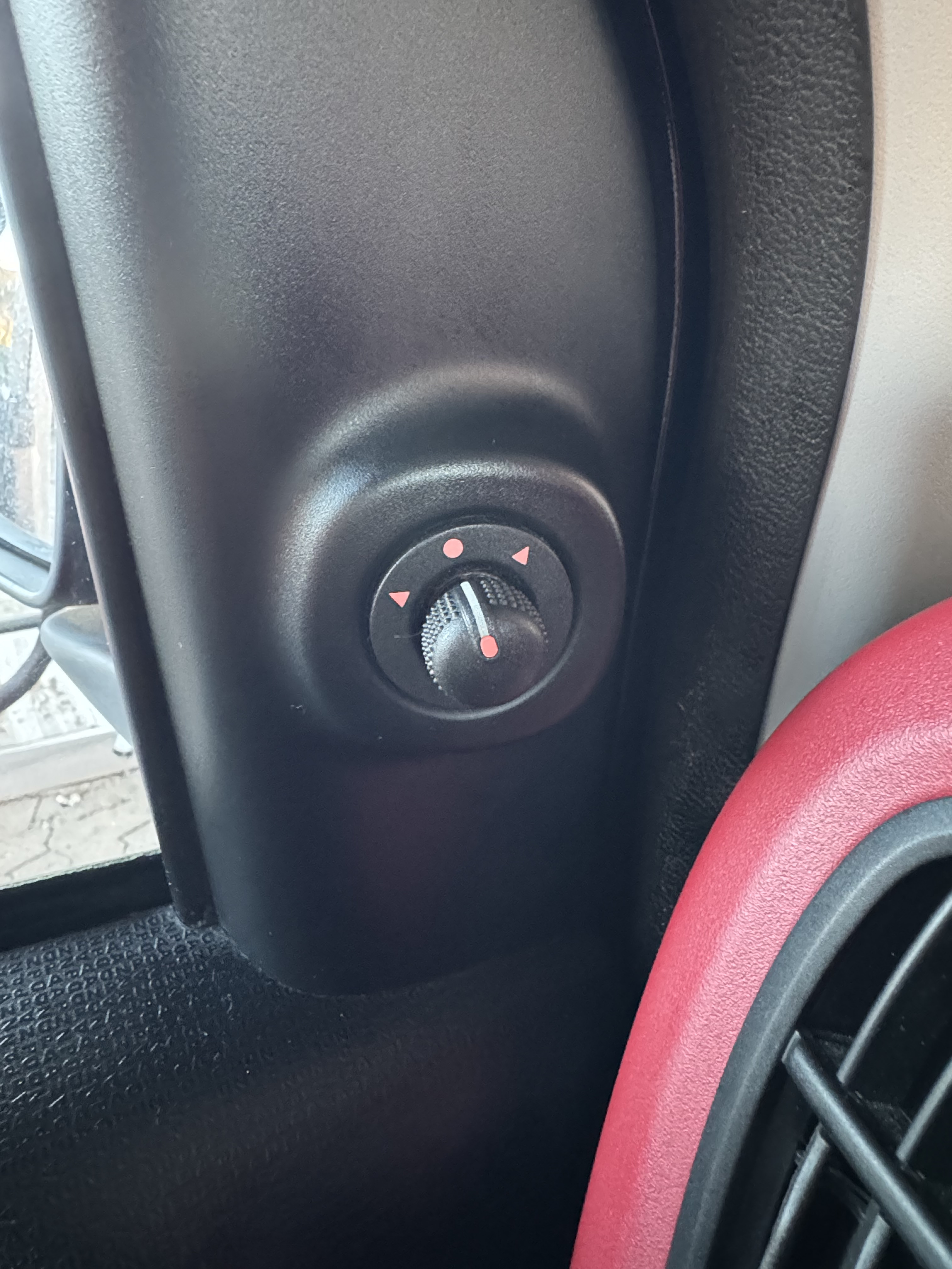 Sort Fiat Panda fra 2013