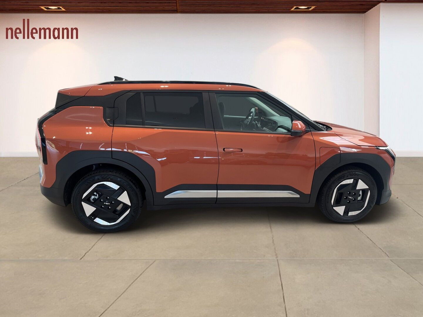 Orange Kia EV3 fra 2026