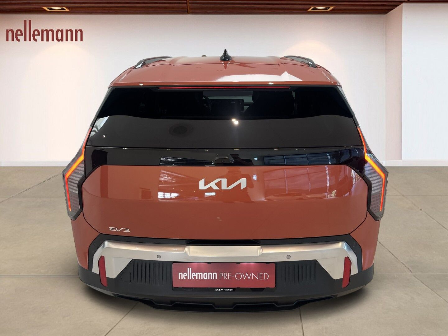 Orange Kia EV3 fra 2026