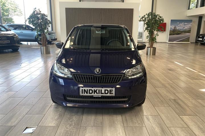 Blå Skoda Citigo fra 2017