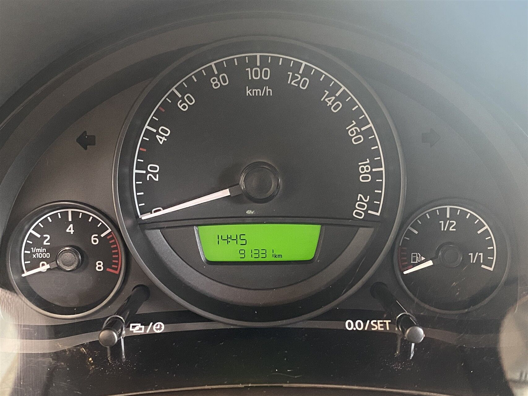 Blå Skoda Citigo fra 2017