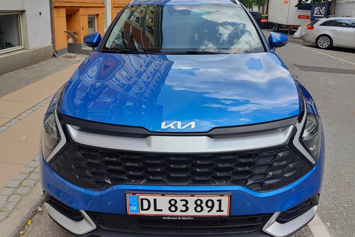 Blå Kia Sportage fra 2022