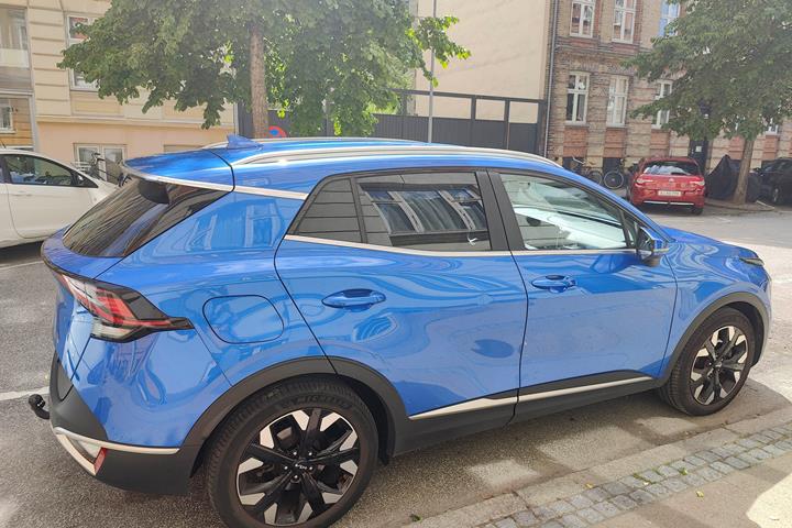 Blå Kia Sportage fra 2022