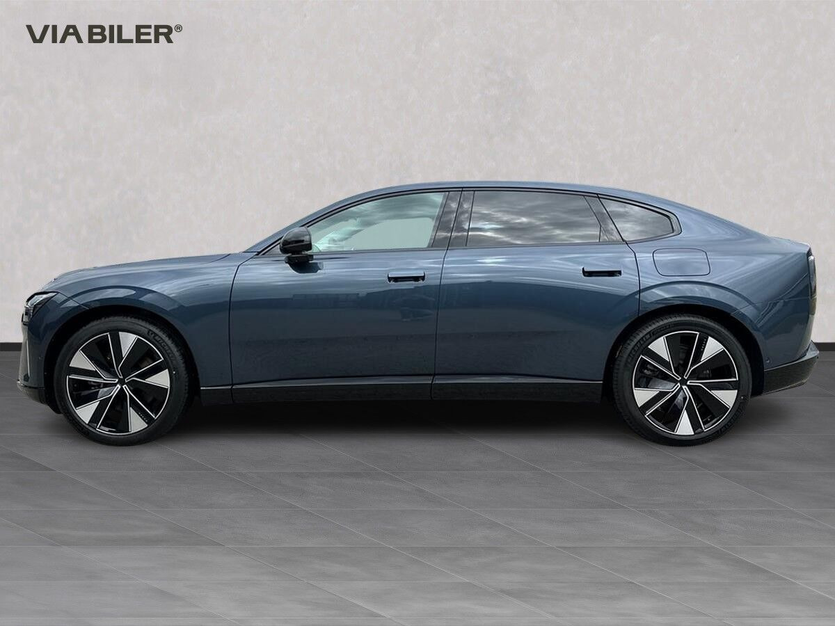 Blå Volvo ES90 fra 2026