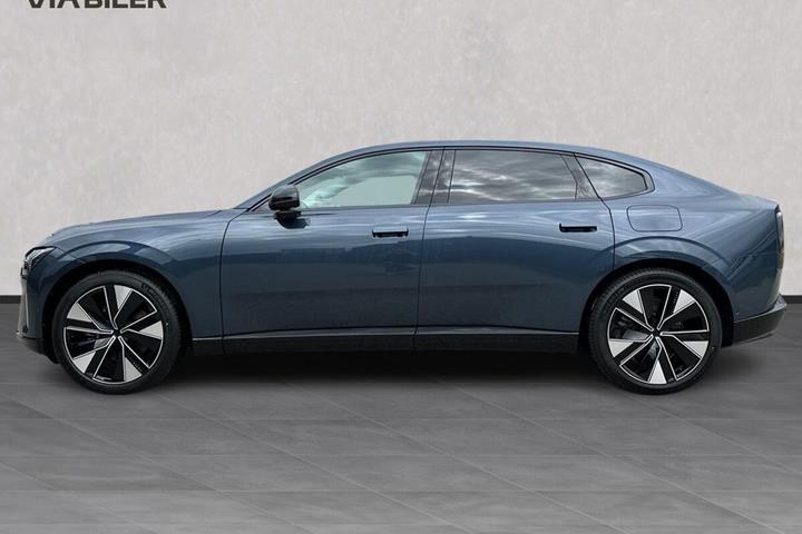 Blå Volvo ES90 fra 2026