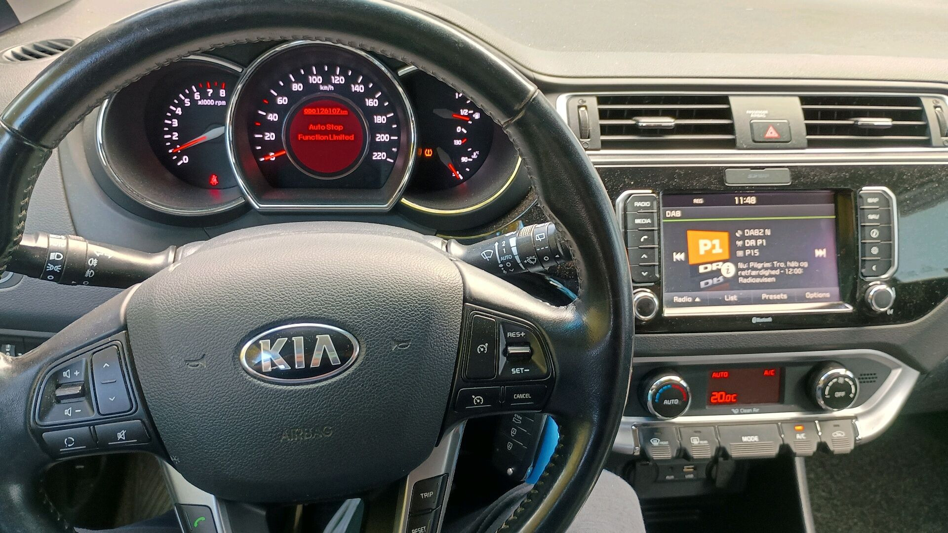 Sort Kia Rio fra 2016